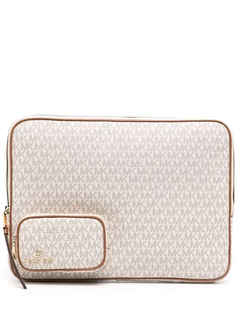 laptoptas michael kors|michael kors leather case.